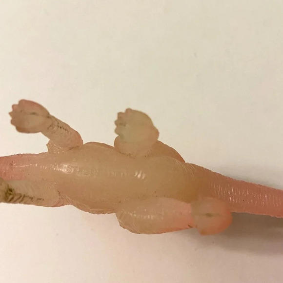 Vintage Glow in the  Dark Dinosaur Figures Stegosaurus Saurornitholestes Toys - Picture 5 of 12